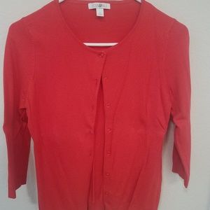 Pink cardigan